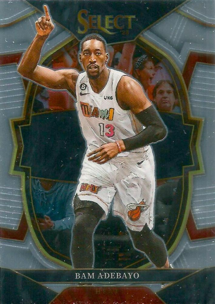 #57 Bam Adebayo - Miami Heat - 2022-23 Panini Select Basketball