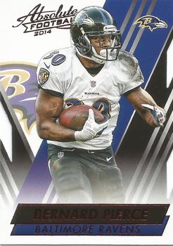 #57 Bernard Pierce - Baltimore Ravens - 2014 Panini Absolute - Red Football