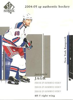 #57 Jaromir Jagr - New York Rangers - 2004-05 SP Authentic Hockey