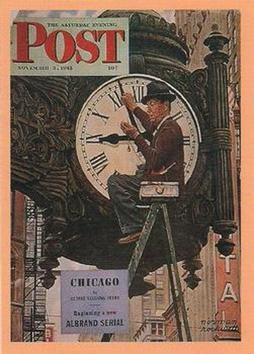 #57 The Clock Mender - 1993 Comic Images Norman Rockwell Saturday Evening Post