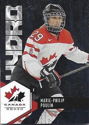 #H-57 Marie-Philip Poulin - Canada - 2015 Upper Deck Team Canada Juniors - Hydro Hockey