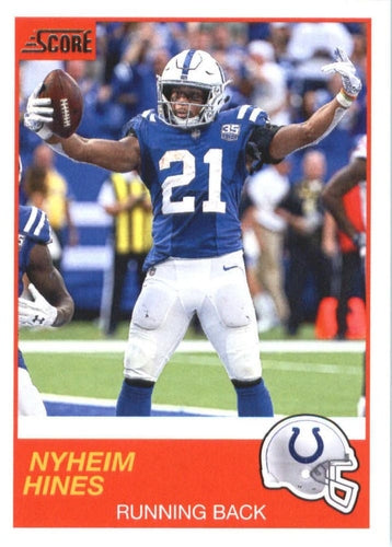 #57 Nyheim Hines - Indianapolis Colts - 2019 Score Football