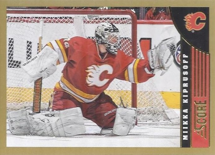 #57 Miikka Kiprusoff - Calgary Flames - 2013-14 Score - Gold Hockey