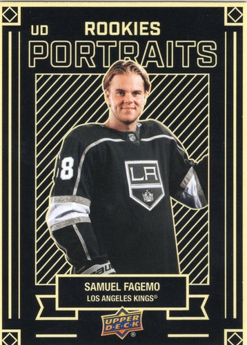 #P-57 Samuel Fagemo - Los Angeles Kings - 2022-23 Upper Deck - UD Portraits Hockey