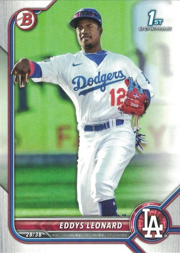 #BP-57 Eddys Leonard - Los Angeles Dodgers - 2022 Bowman - Prospects Baseball
