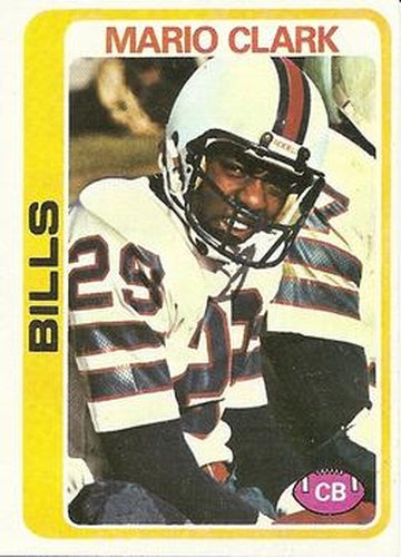 #57 Mario Clark - Buffalo Bills - 1978 Topps Football