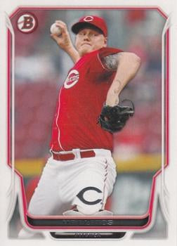 #57 Mat Latos - Cincinnati Reds - 2014 Bowman Baseball