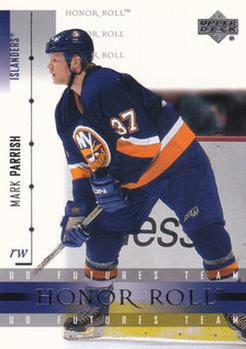 #57 Mark Parrish - New York Islanders - 2001-02 Upper Deck Honor Roll Hockey