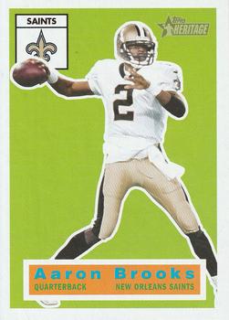 #57 Aaron Brooks - New Orleans Saints - 2001 Topps Heritage Football