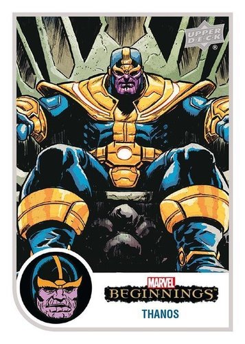 #57 Thanos - 2022 Upper Deck Marvel Beginnings