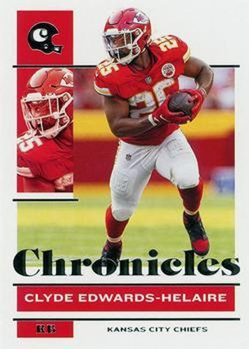 #57 Clyde Edwards-Helaire - Kansas City Chiefs - 2021 Panini Chronicles Football