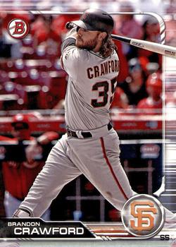 #57 Brandon Crawford - San Francisco Giants - 2019 Bowman Baseball