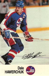#NNO Dale Hawerchuk - Winnipeg Jets - 1988-89 Esso NHL All-Star Collection Hockey