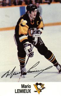 #NNO Mario Lemieux - Pittsburgh Penguins - 1988-89 Esso NHL All-Star Collection Hockey