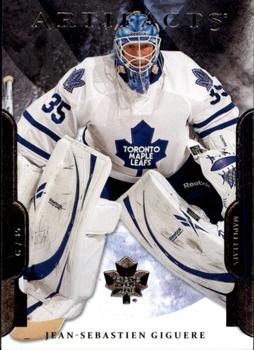 #54 Jean-Sebastien Giguere - Toronto Maple Leafs -2011-12 Upper Deck Artifacts Hockey