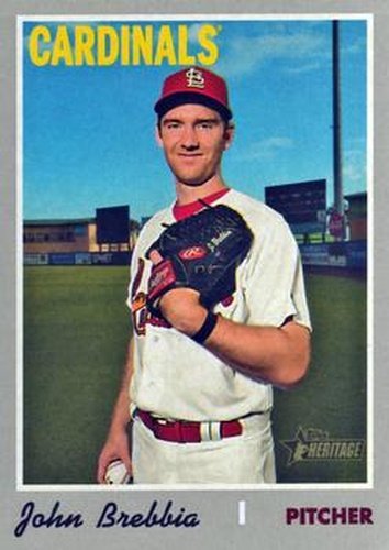 #583 John Brebbia - St. Louis Cardinals - 2019 Topps Heritage Baseball
