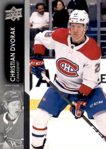 #583 Christian Dvorak - Montreal Canadiens - 2021-22 Upper Deck Hockey