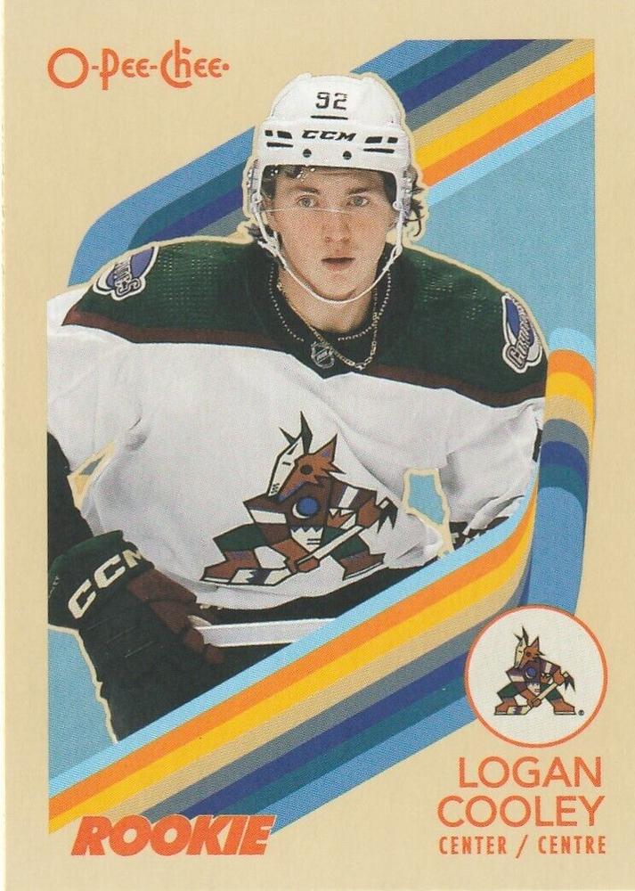 #584 Logan Cooley - Arizona Coyotes - 2023-24 O-Pee-Chee - Retro Hockey