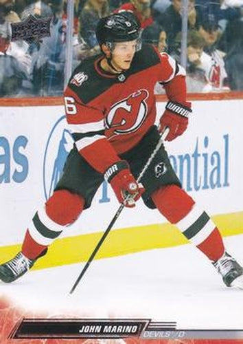 #585 John Marino - New Jersey Devils - 2022-23 Upper Deck Hockey