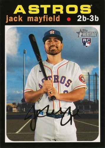 #585 Jack Mayfield - Houston Astros - 2020 Topps Heritage Baseball
