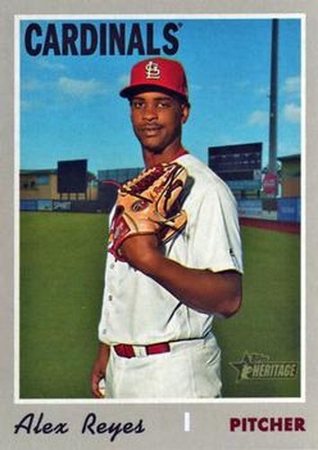 #585 Alex Reyes - St. Louis Cardinals - 2019 Topps Heritage Baseball