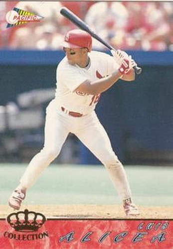 #585 Luis Alicea - St. Louis Cardinals - 1994 Pacific Baseball