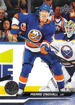 #585 Pierre Engvall - New York Islanders - 2023-24 Upper Deck Hockey