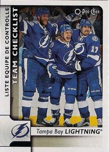#586 Tampa Bay Lightning - Tampa Bay Lightning - 2017-18 O-Pee-Chee Hockey