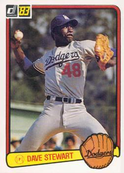 #588 Dave Stewart - Los Angeles Dodgers - 1983 Donruss Baseball