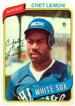 #589 Chet Lemon - Chicago White Sox - 1980 Topps Baseball