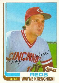 #58T Wayne Krenchicki - Cincinnati Reds - 1982 Topps Traded Baseball
