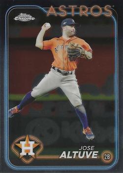 #58 Jose Altuve - Houston Astros - 2024 Topps Chrome Baseball
