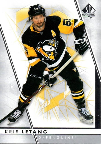 #58 Kris Letang - Pittsburgh Penguins - 2022-23 SP Authentic Hockey