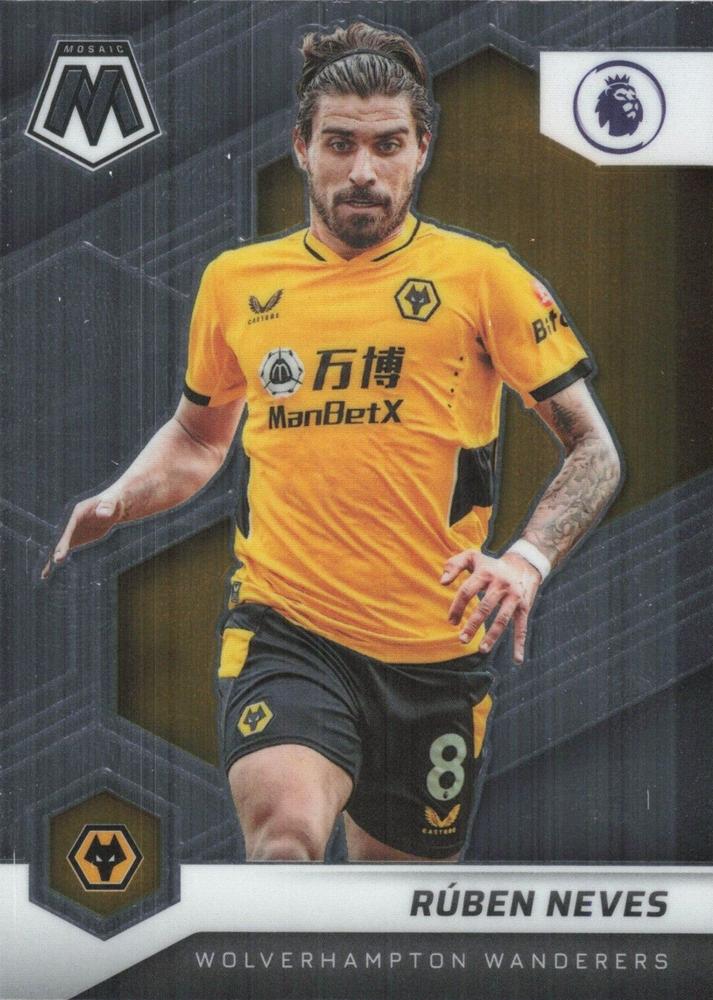 #58 Ruben Neves - Wolverhampton Wanderers - 2021-22 Panini Mosaic Premier League Soccer