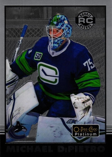 #R-58 Michael DiPietro - Vancouver Canucks - 2020-21 O-Pee-Chee Platinum - Retro Hockey