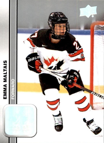 #58 Emma Maltais - Canada - 2023 Upper Deck Team Canada Juniors Hockey