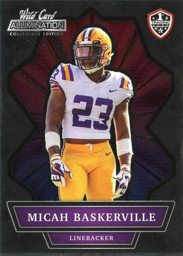 #ANBC-58 Micah Baskerville - LSU Tigers - 2021 Wild Card Alumination NIL Football