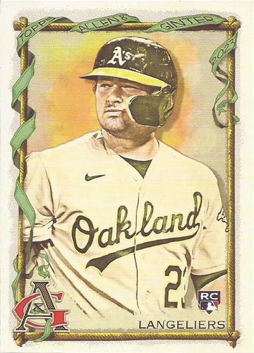 #58 Shea Langeliers - Oakland Athletics - 2023 Topps Allen & Ginter Baseball