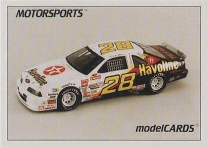 #58 Davey Allison - Robert Yates Racing -1991 Motorsports Modelcards Racing