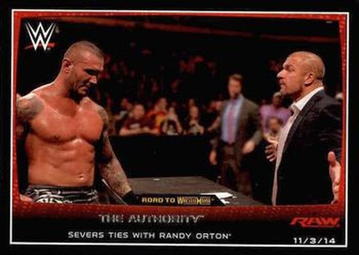 #58 The Authority - 2015 Topps WWE Road to Wrestlemania Wrestling