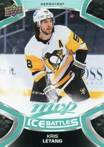 #58 Kris Letang - Pittsburgh Penguins - 2021-22 Upper Deck MVP - Ice Battles Hockey