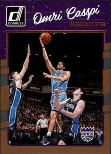 #58 Omri Casspi - Sacramento Kings - 2016-17 Donruss Basketball