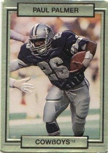 #58 Paul Palmer - Dallas Cowboys - 1990 Action Packed Football