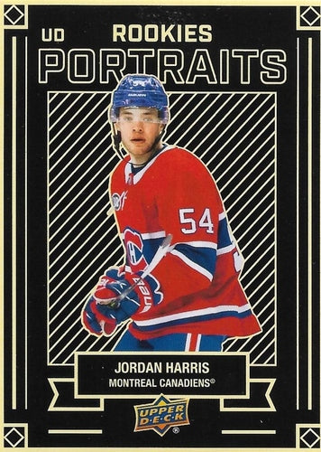 #P-58 Jordan Harris - Montreal Canadiens - 2022-23 Upper Deck - UD Portraits Hockey