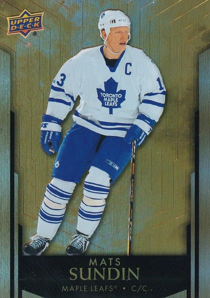 #58 Mats Sundin - Toronto Maple Leafs - 2023 Upper Deck Tim Hortons Legends Hockey