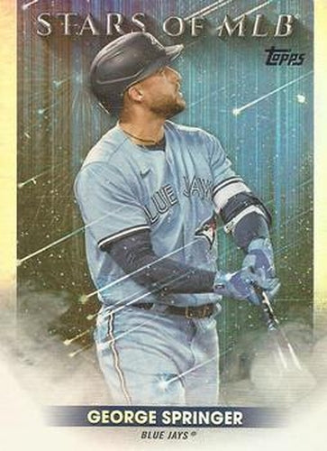 #SMLB-58 George Springer - Toronto Blue Jays - 2022 Topps - Stars of MLB Baseball
