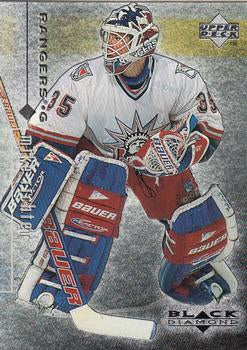 #58 Mike Richter - New York Rangers - 1998-99 Upper Deck Black Diamond Hockey