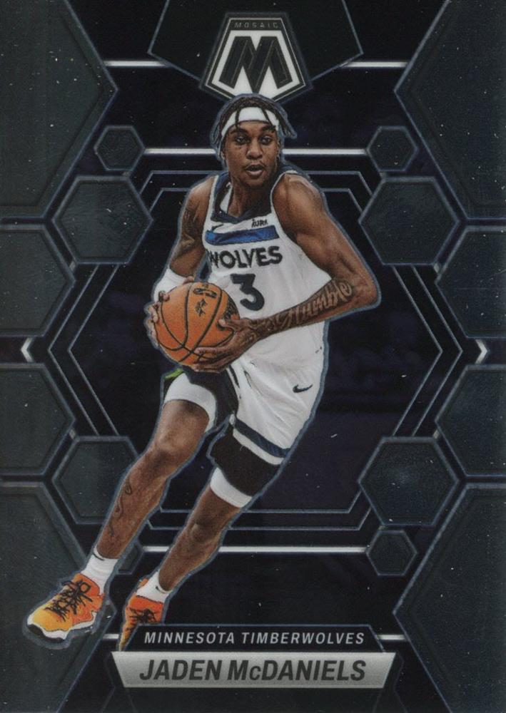 #58 Jaden McDaniels - Minnesota Timberwolves - 2022-23 Panini Mosaic Basketball