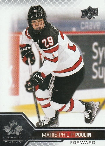 #58 Marie-Philip Poulin - Canada - 2022-23 Upper Deck Team Canada Juniors Hockey