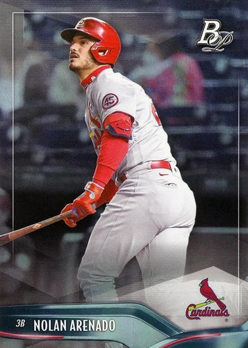 #58 Nolan Arenado - St. Louis Cardinals - 2021 Bowman Platinum Baseball